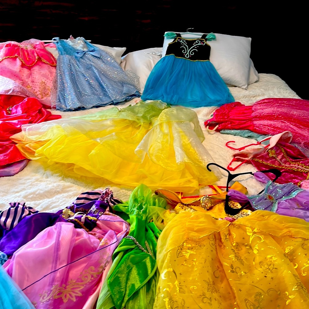 3-5t collection of princess dresses